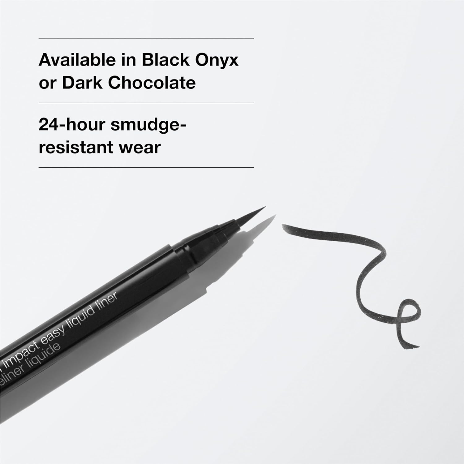 Detalle de Clinique V4R3010000 High Impact Easy Liquid Eyeliner, Waterproof Brush Pen