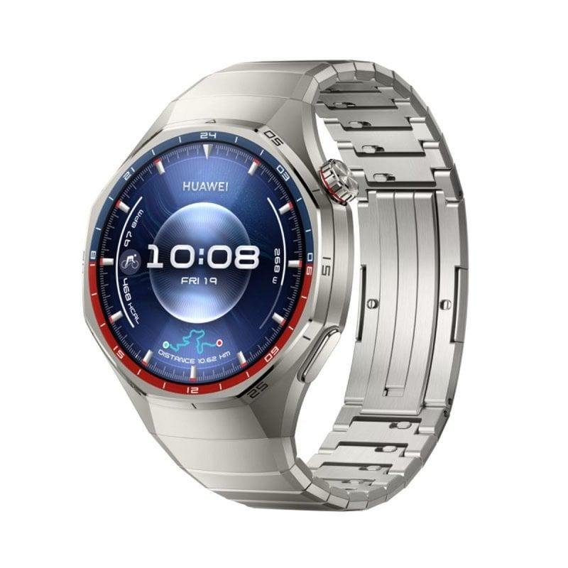 Detalle de Huawei Watch GT6 Pro: Titanio, GPS y NFC en 46 mm para un rendimiento continuo