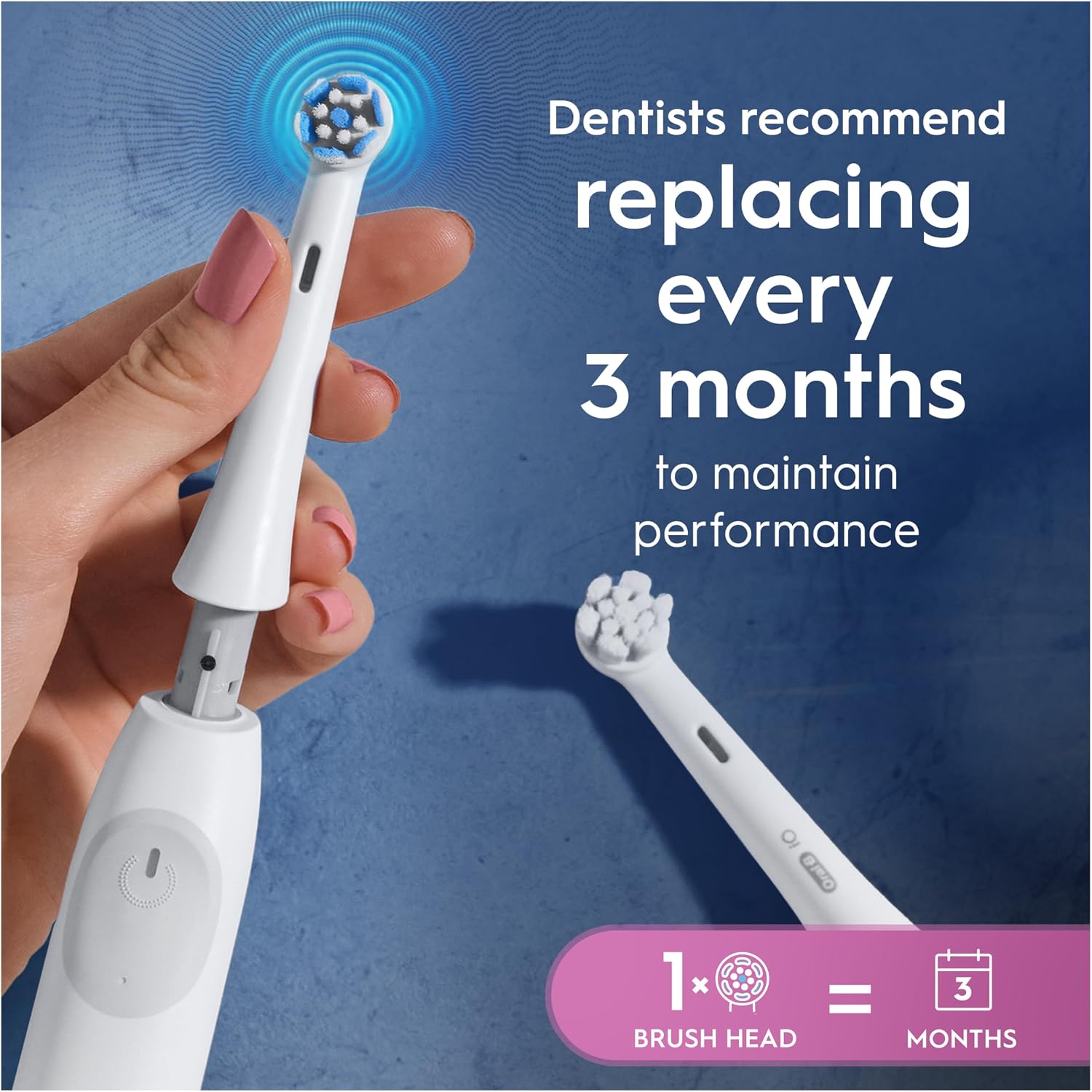 Detalle 2 de Oral-B iO Gentle Care replacement heads 2 pack 🦷