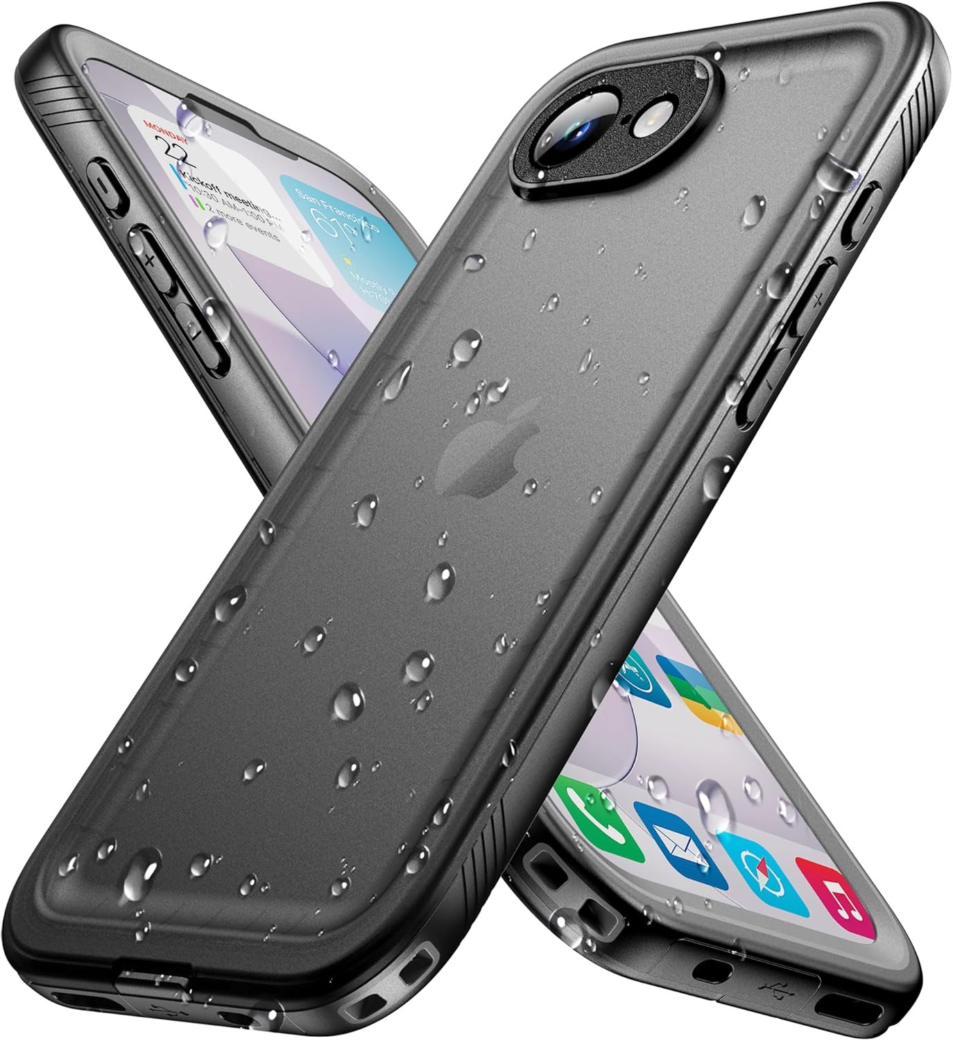 Detalle de Cozycase TOP Military Protective IP68 Case for iPhone 16e — Full Body Shockproof & Waterproof