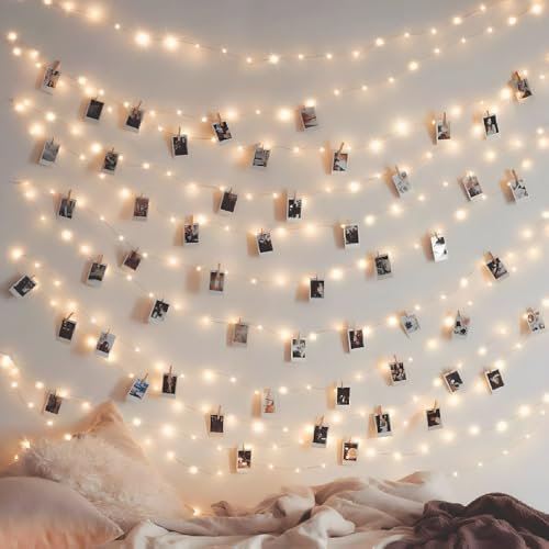 Detalle de Twinkle Star Fairy Lights: 20m USB Copper Wire String Lights (200 LEDs) with Remote, 8 Modes and Timer