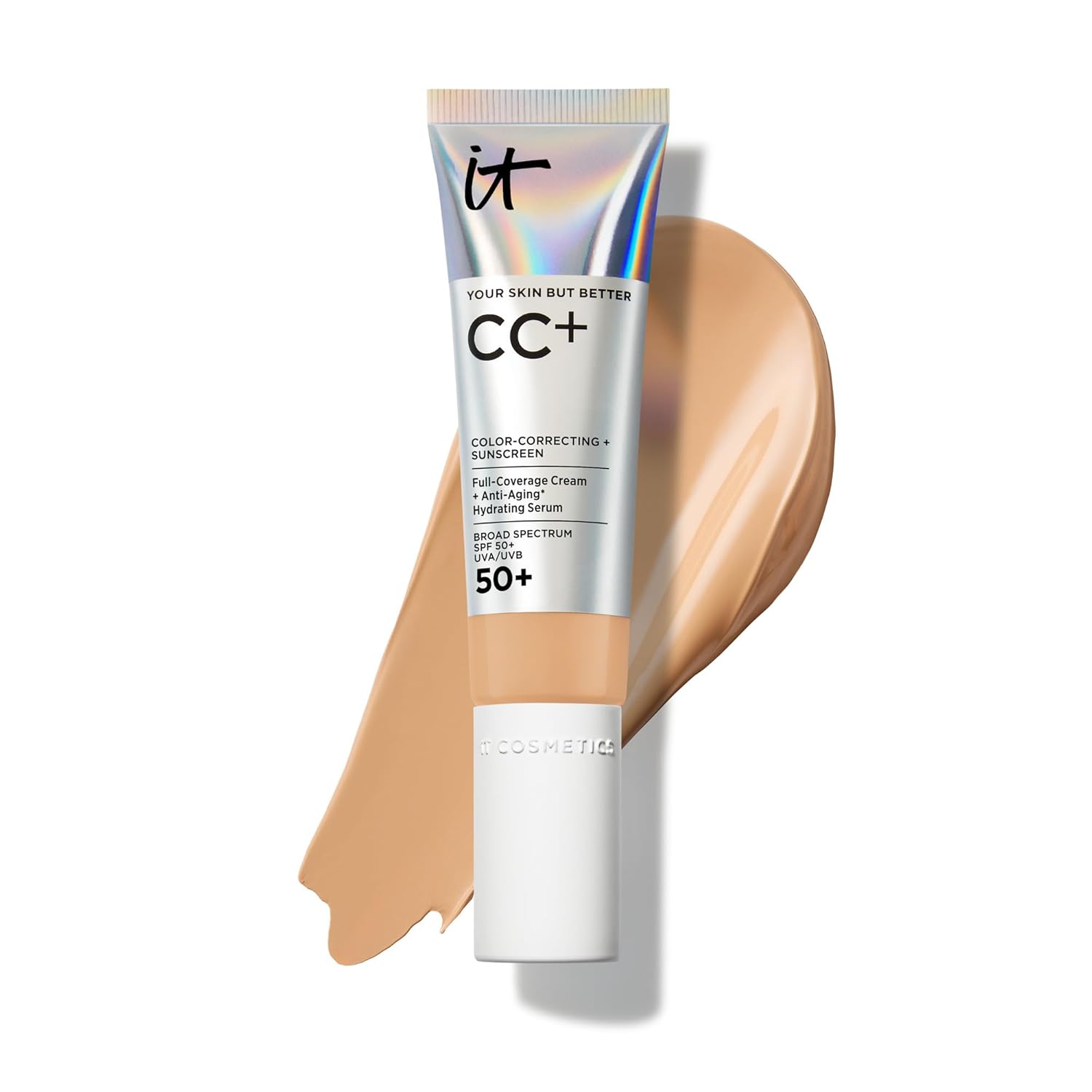 Detalle de IT Cosmetics 817919018077 CC+ Cream Foundation, SPF 50+, Full Coverage