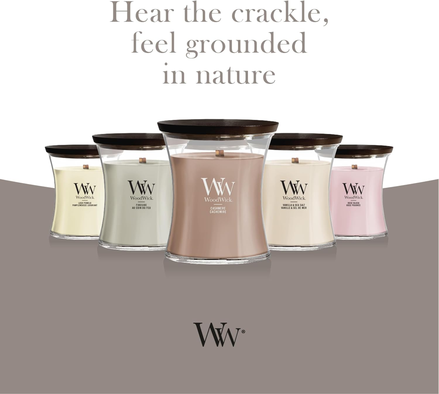 Thumbnail 3 de WoodWick Bougie Moyenne Baie Soleil Côtier — un cadeau élégant pour femmes