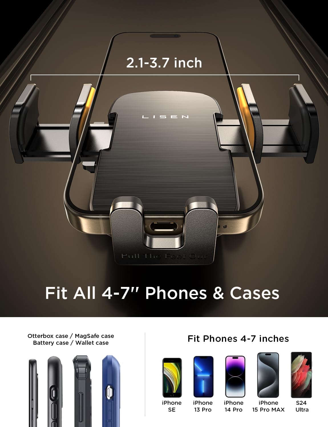 Thumbnail 4 de LISEN CD Phone Holder Adjustable 360°