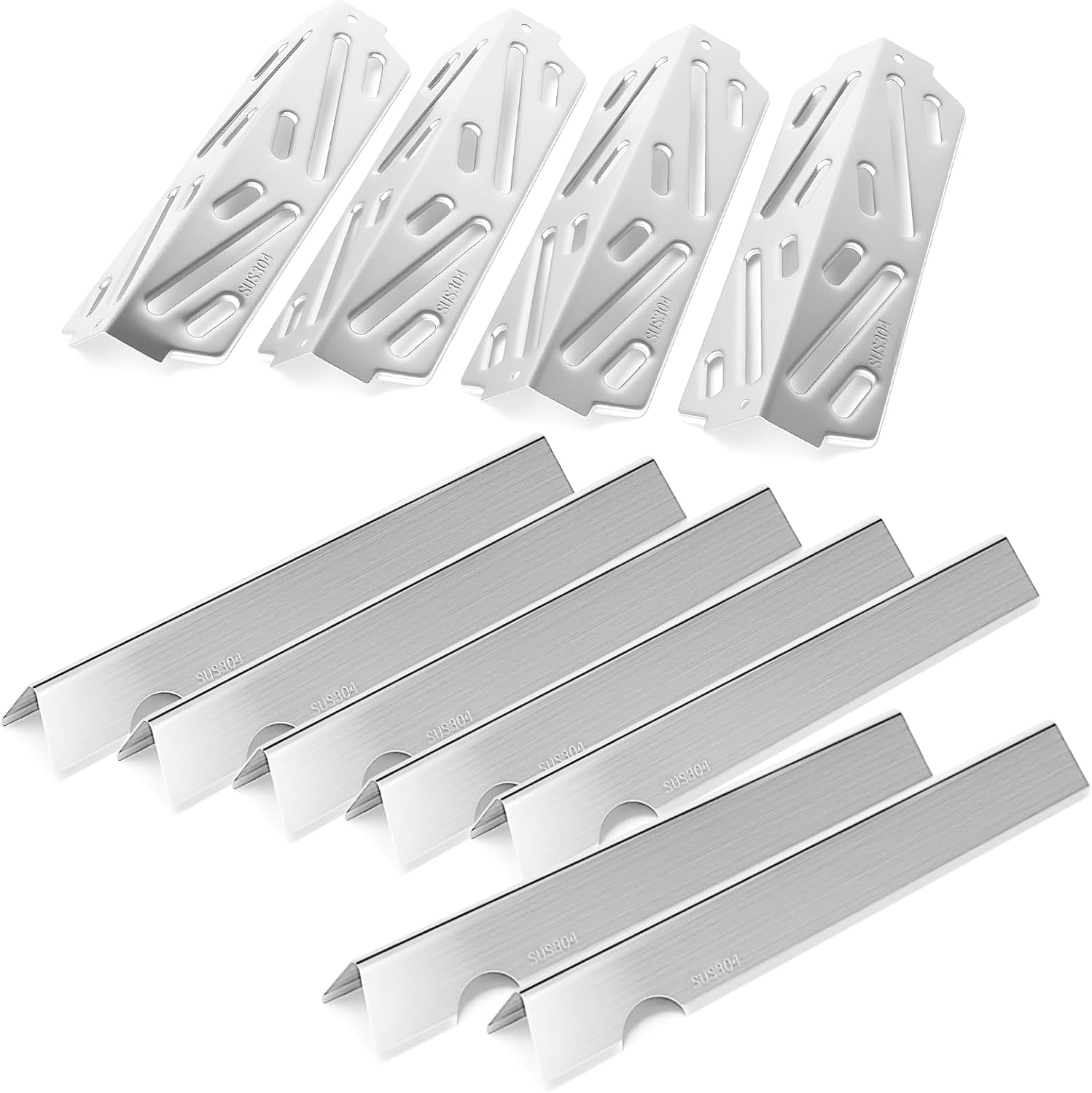 Detalle de Uniflasy Flavorizer Bars for Weber Genesis II 400 Series, 17-Gauge Stainless Steel