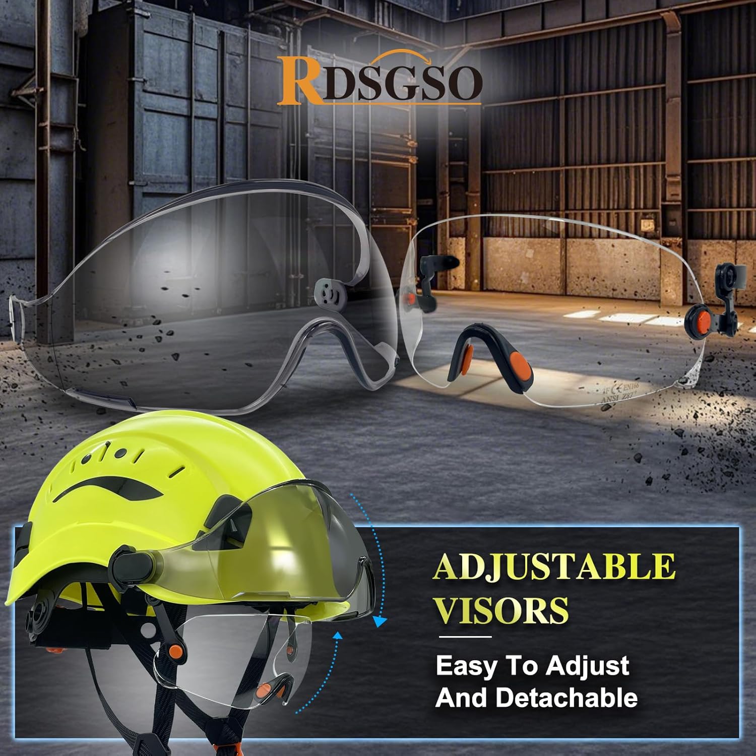 Detalle 2 de RDSGSO Industrial Safety Helmet 580g