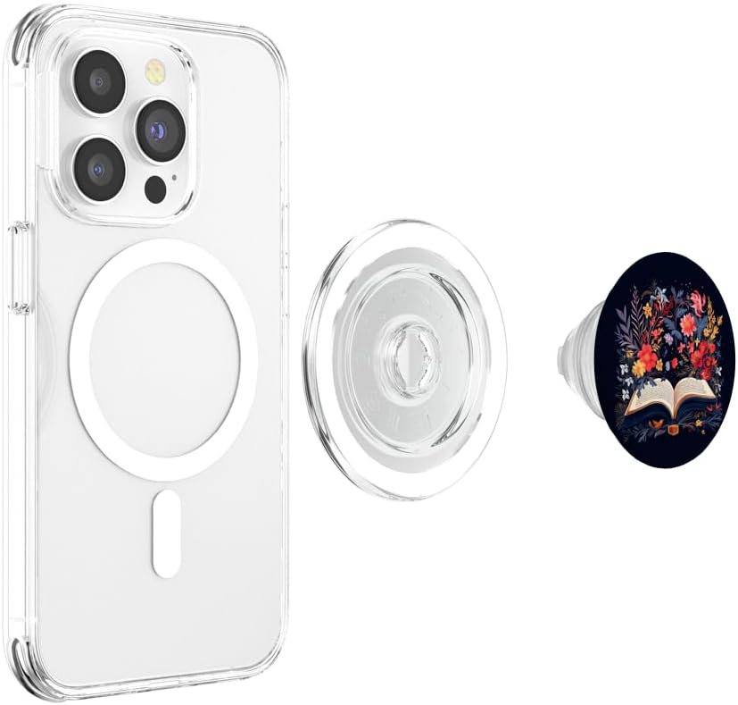 Thumbnail 2 de Bookworm Fleurs Avid Reader PopGrip MagSafe