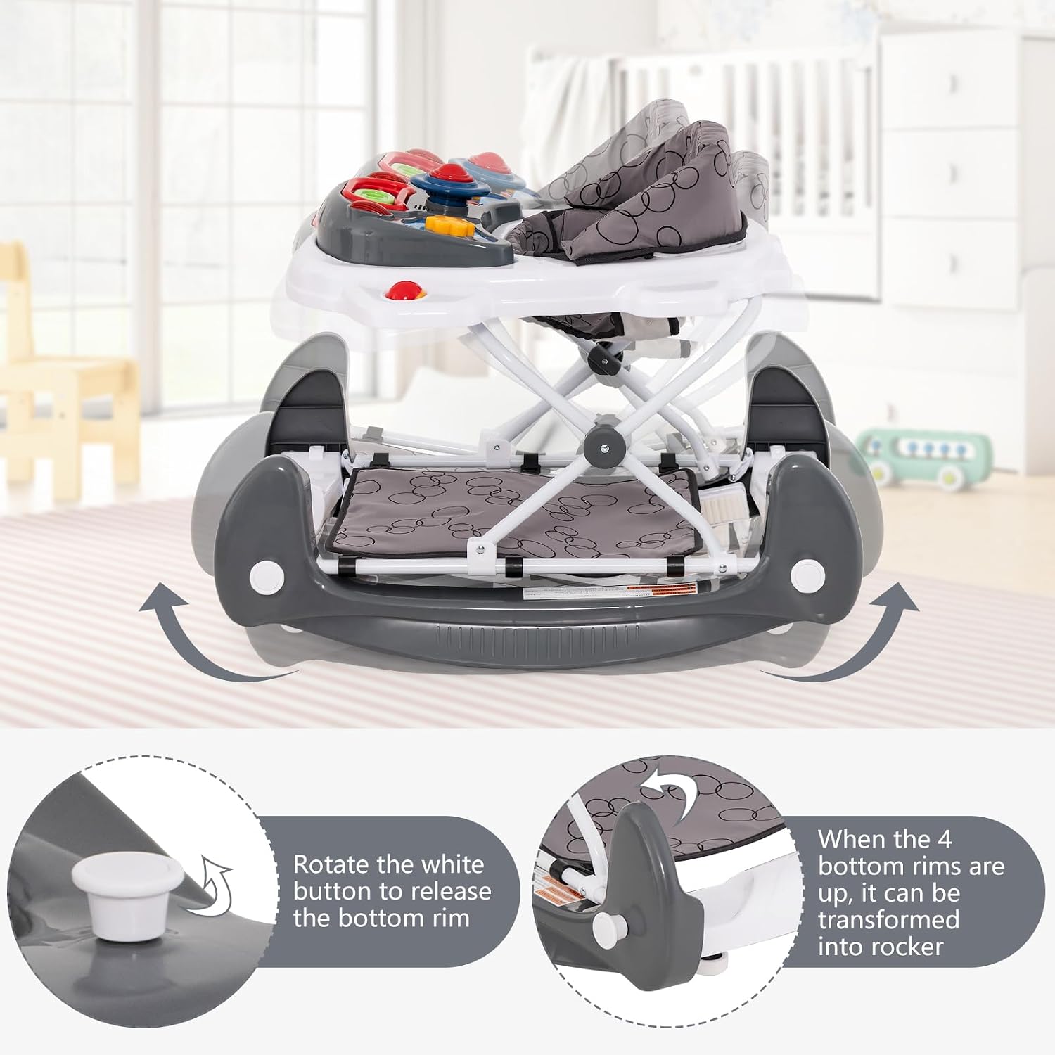 Detalle 1 de INFANS 5-in-1 Baby Walker