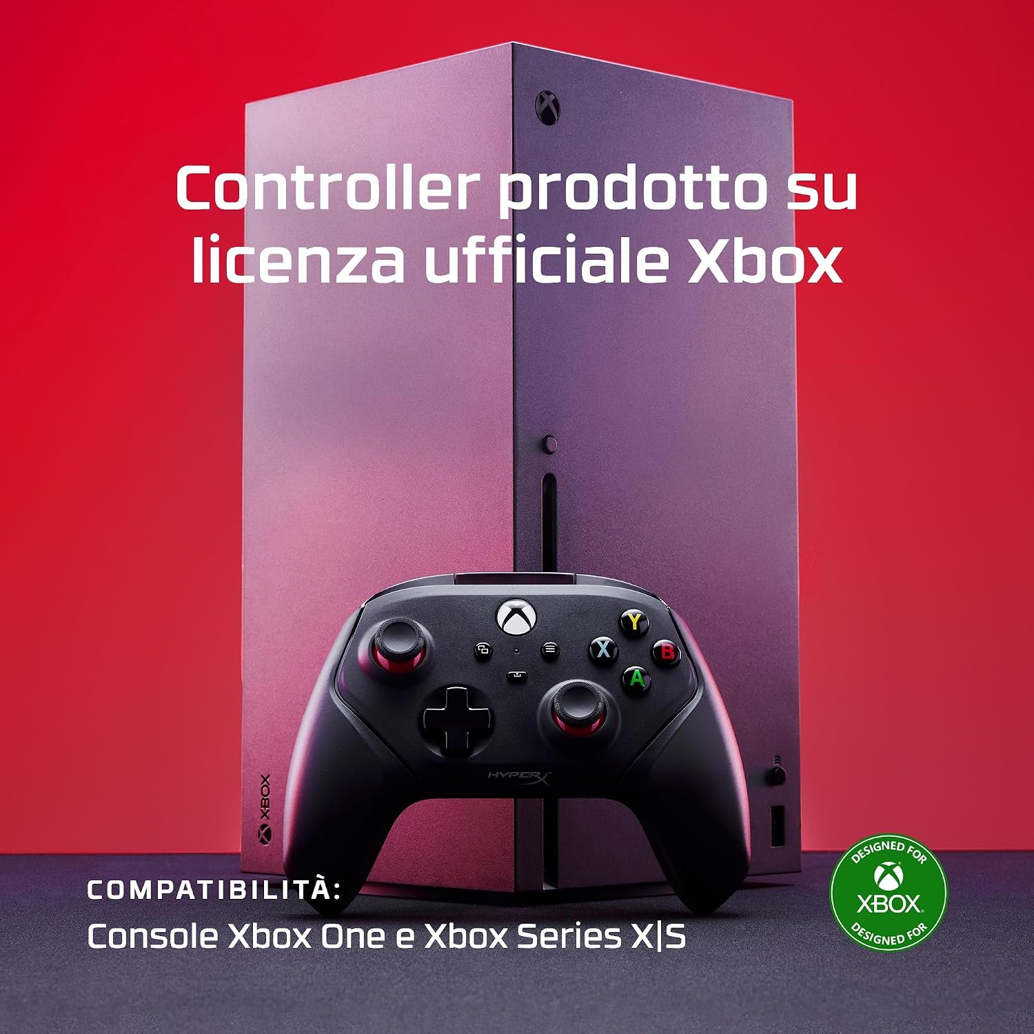 Thumbnail 1 de HyperX Clutch Gladiate: controller cablato USB-C per Xbox con doppio blocco dei grilletti e vibrazioni doppie