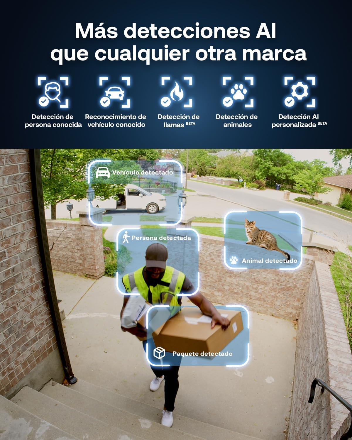 Detalle 1 de Arlo Pro 6 Cámara Exterior 2K HDR IA