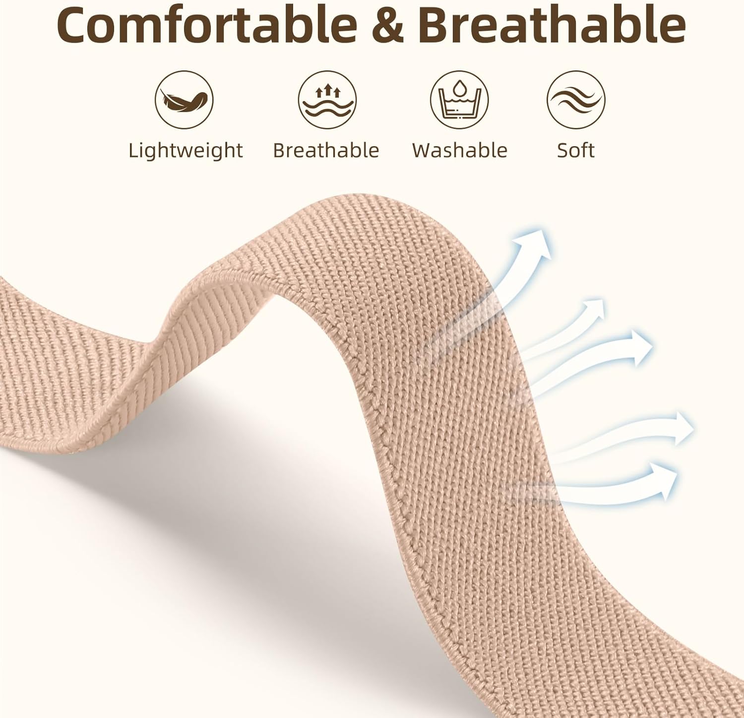Detalle de Easuny Nylon Stretchy Strap for Samsung Galaxy Watch 8/Classic – 6 Pack