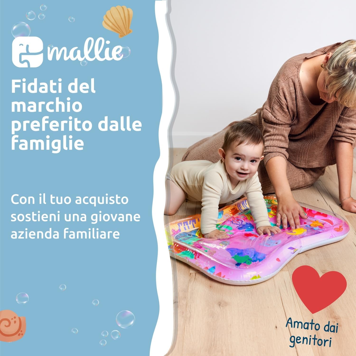 Thumbnail 6 de Mallie Tappeto Acqua Neonati Tummy Time 1 pezzo