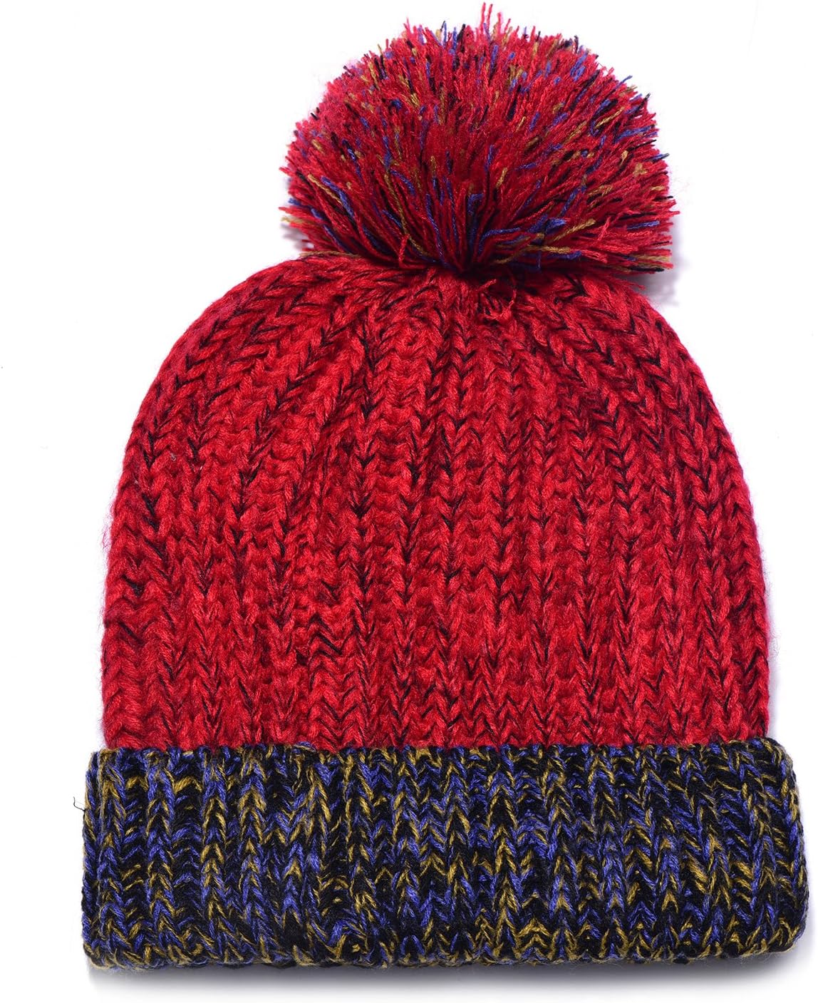 Thumbnail 5 de DonDon Bonnet d'hiver avec Pompon pour Dames — Doux, Chaud et Doublé