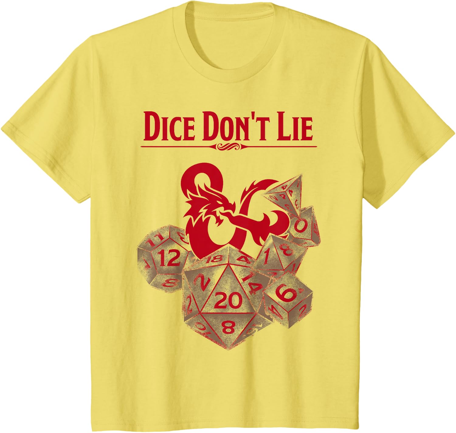 Thumbnail 3 de Dungeons & Dragons Dice Don't Lie Camiseta