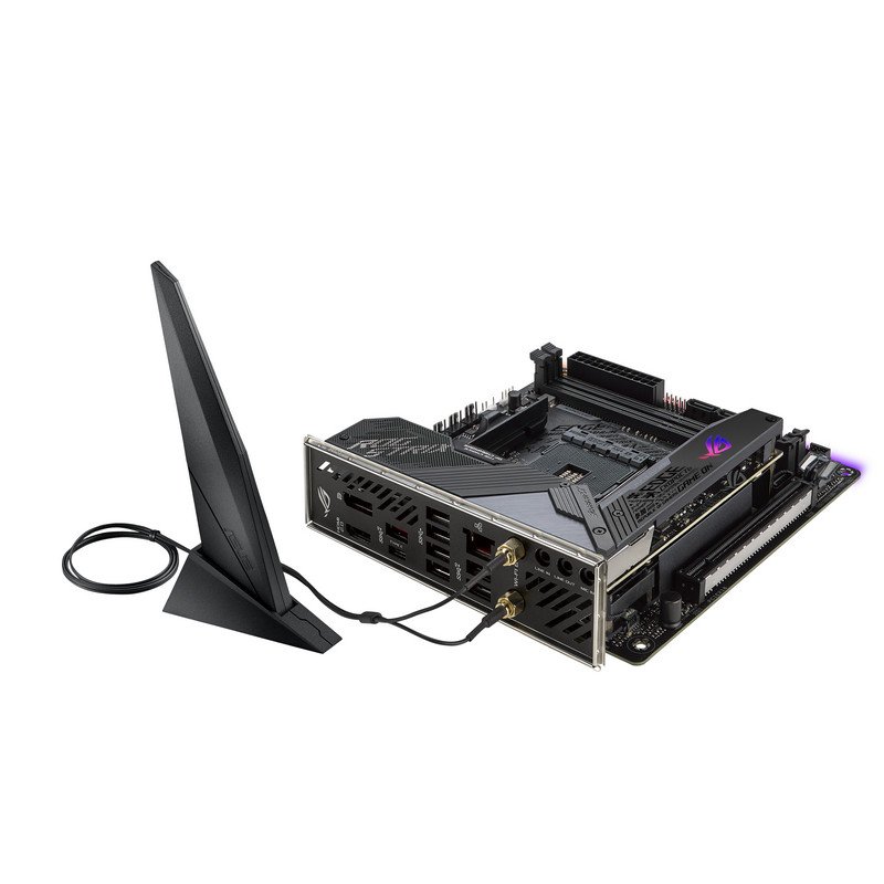 Detalle 2 de ASUS ROG Strix X570-I Gaming – placa mini-ITX con rendimiento gaming para Ryzen 2ª/3ª Gen