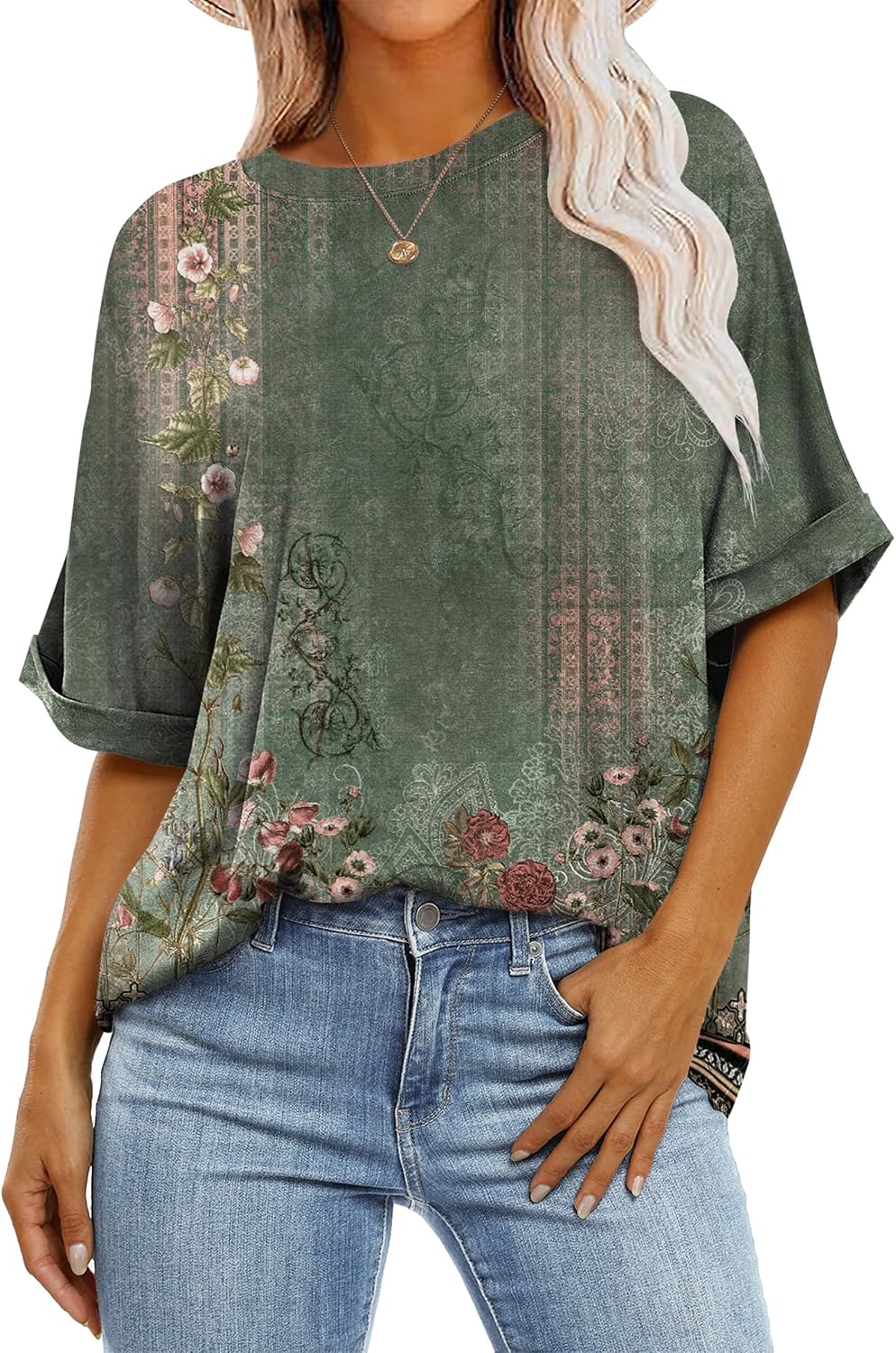 Detalle de ANRABESS Oversized T-Shirt 2026