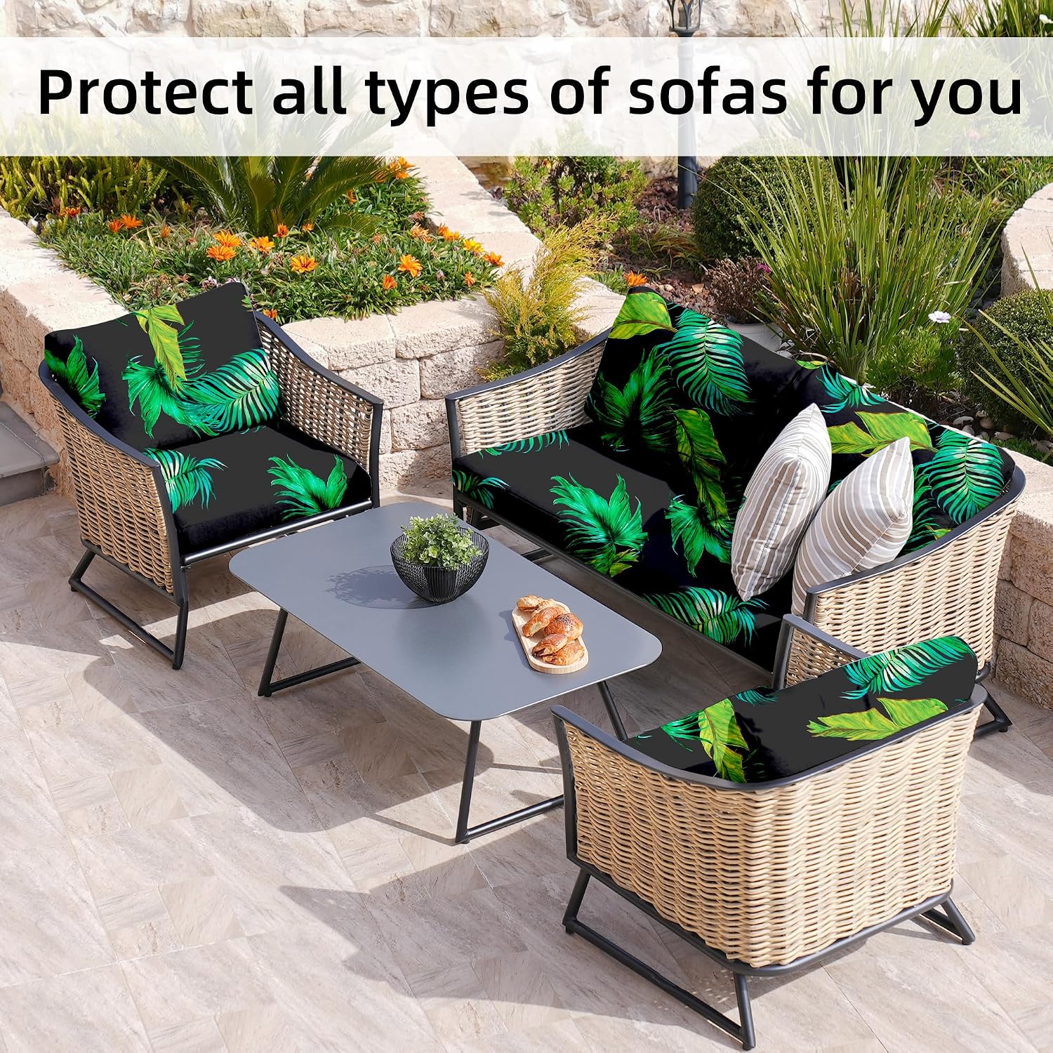 Thumbnail 5 de Outdoor Cushion Covers, 8-Piece Set