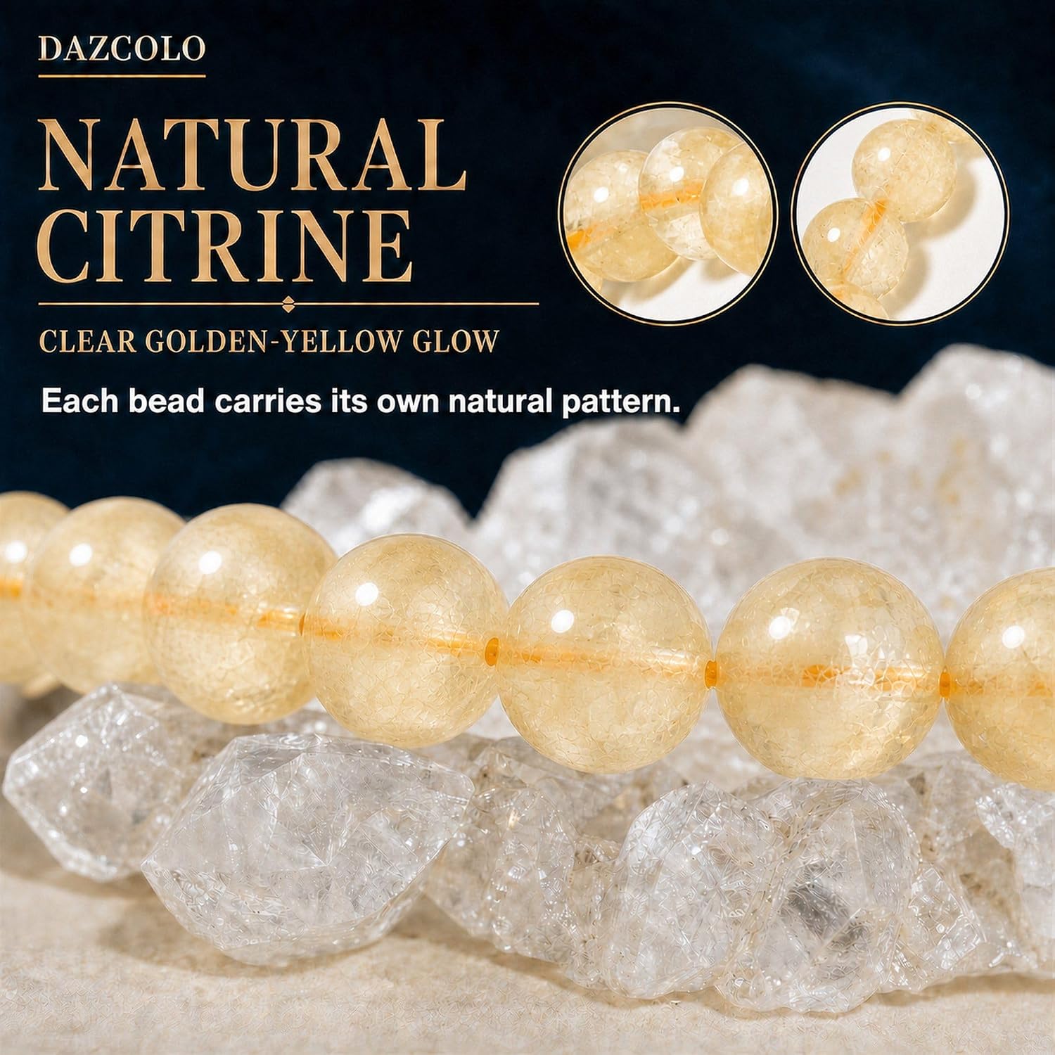 Thumbnail 6 de DAZCOLO Gemstone Stretch Bracelet, 7-inch