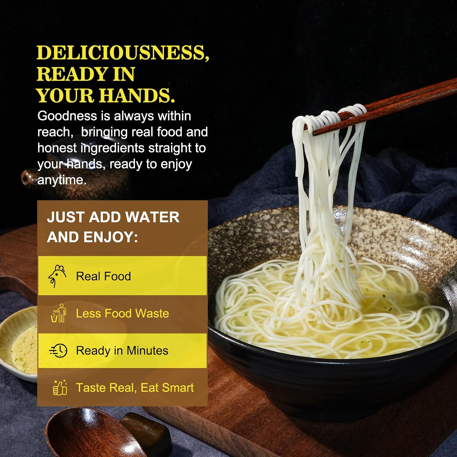 Detalle 1 de Taienjoy Ramen Seasoning Powder, Vegan Japanese Chicken Flavor, Low Sodium