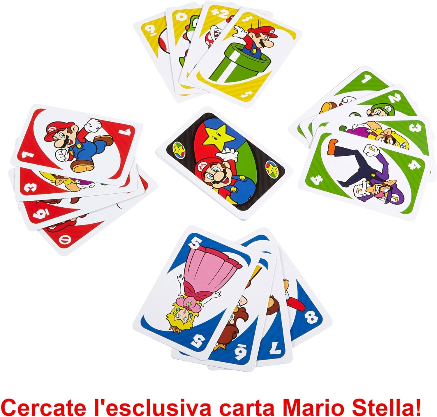 Thumbnail 4 de Mattel Games - UNO Versione Super Mario Bros: il party game di carte per famiglie
