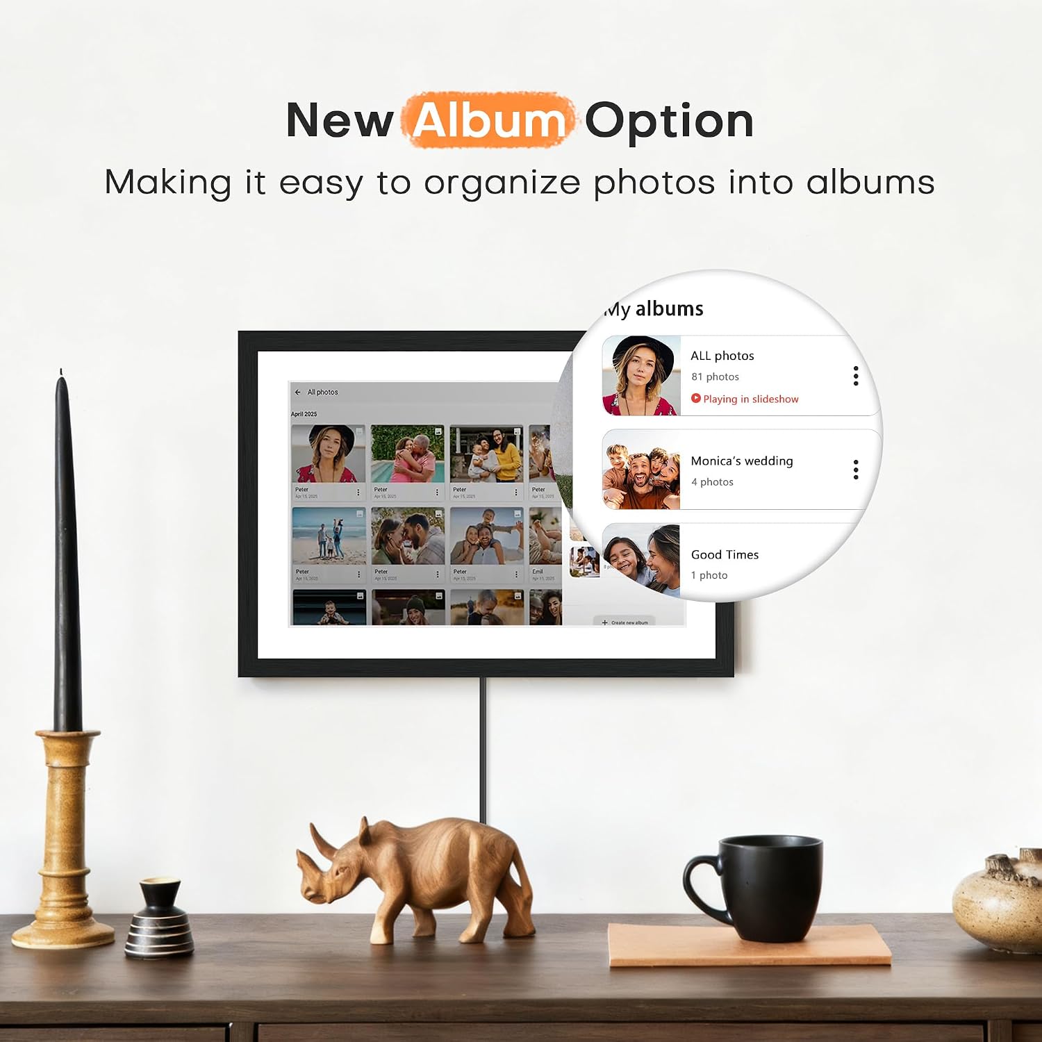 Detalle 1 de Frameo digital picture frame, 10.1-inch