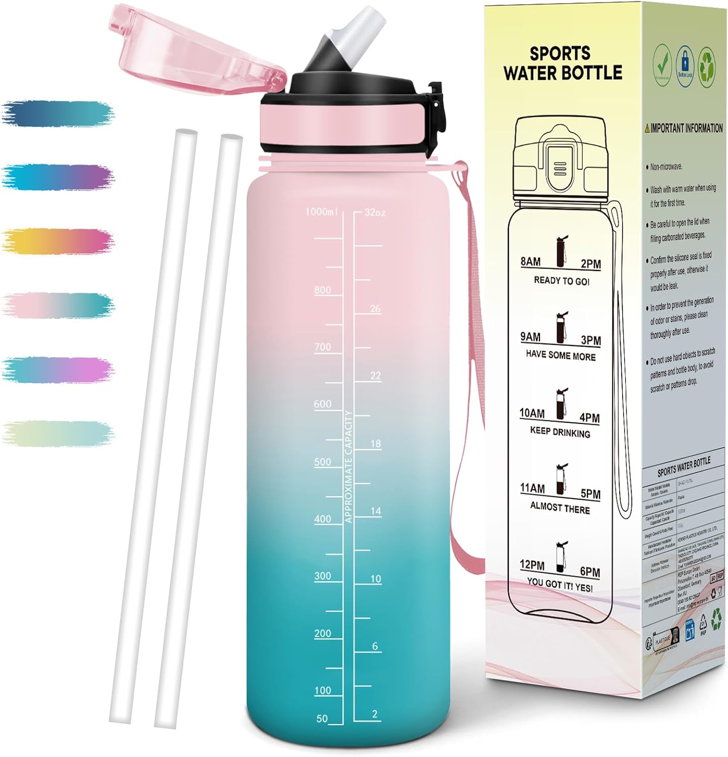 Detalle de Mulbijeo Borraccia 1 Litro senza BPA