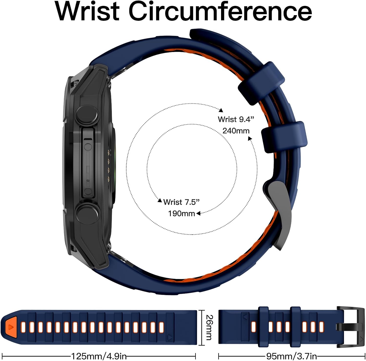 Detalle 2 de OVERSTEP Strap for Fenix 8 51mm replacement band