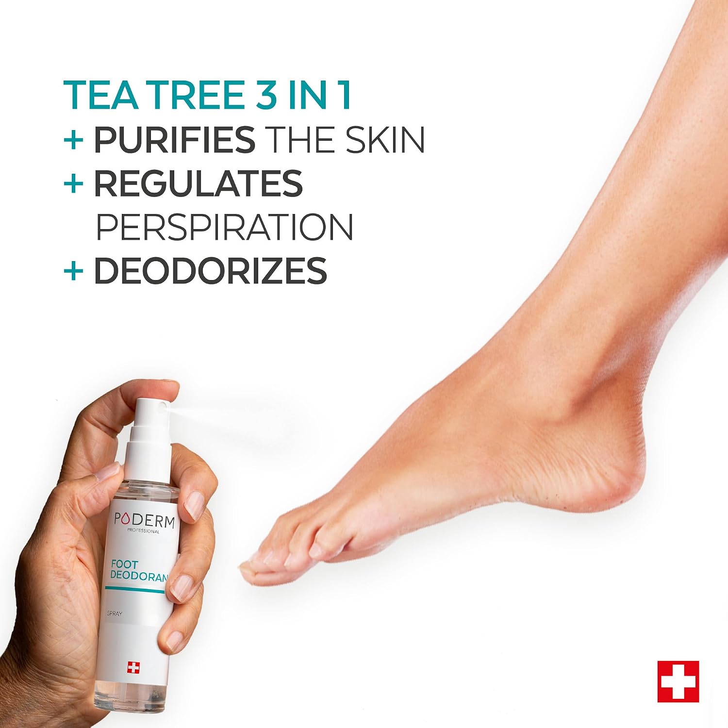 Thumbnail 1 de PODERM Athlete's Foot Treatment Spray 3-in-1