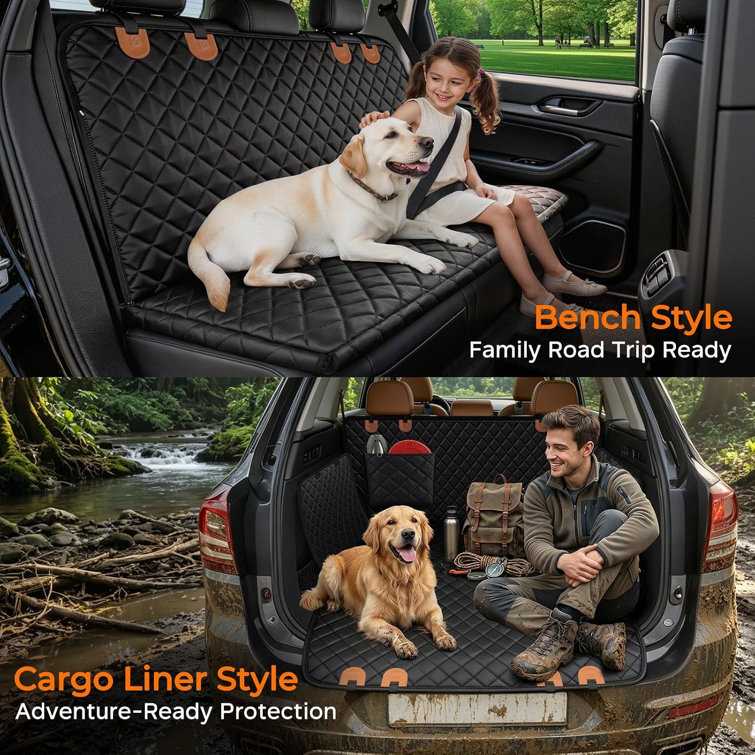 Thumbnail 4 de URPOWER Dog Car Seat Cover 54in
