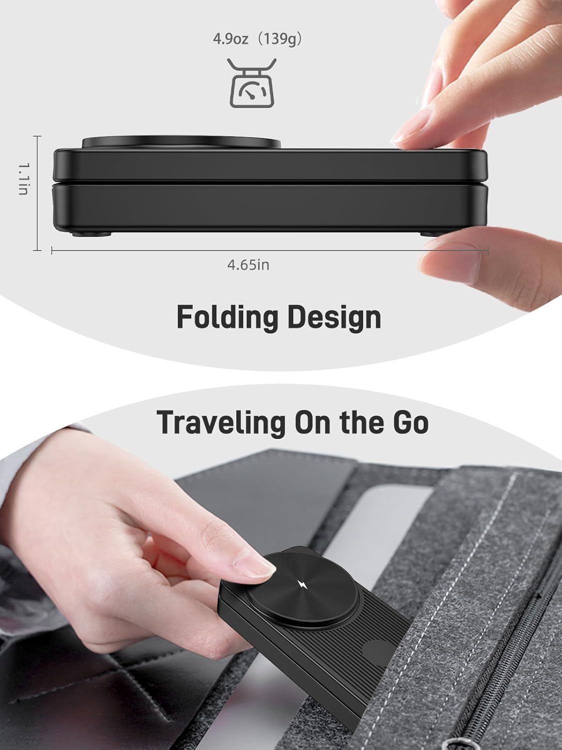 Thumbnail 3 de Dual Mag Safe Charger Stand for iPhone 17 Pro Max and More