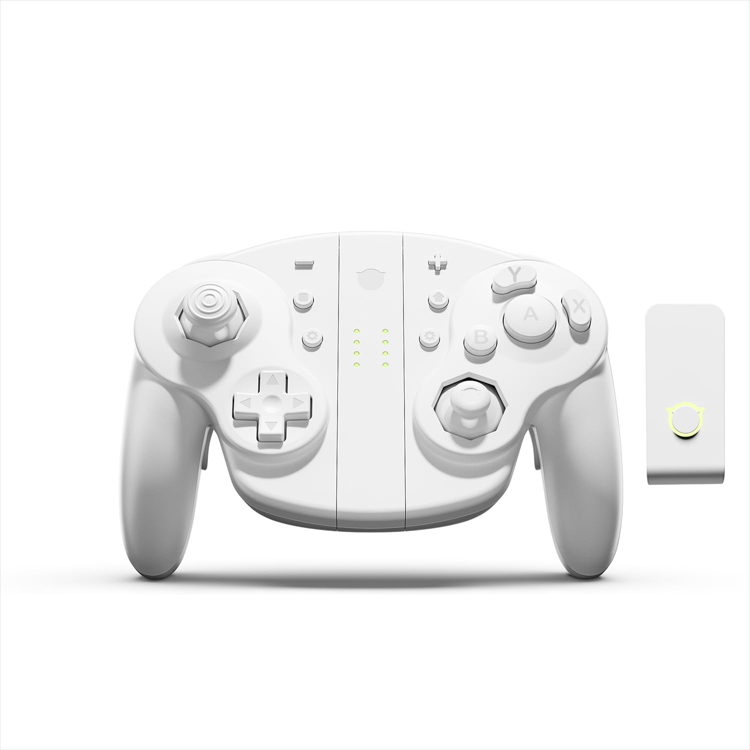 Detalle de NYXI Wizard 2 GameCube Switch Controller – drahtlos mit TMR-Hall-Joysticks, einstellbaren Triggern und NFC