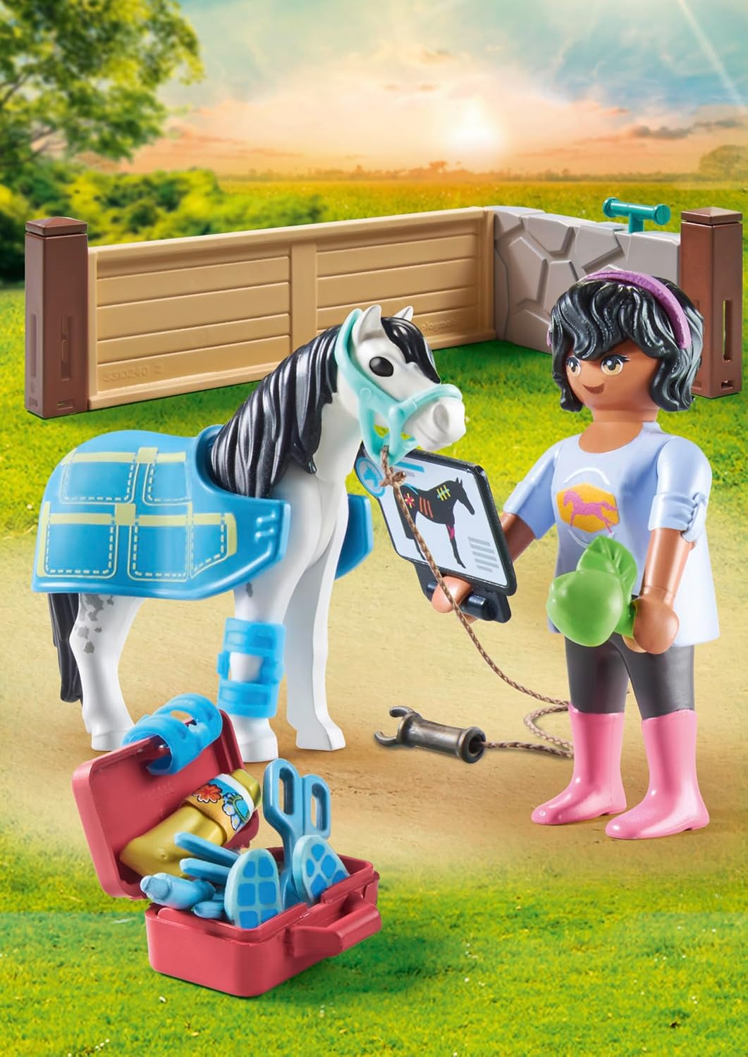 Detalle de PLAYMOBIL horse therapy playset