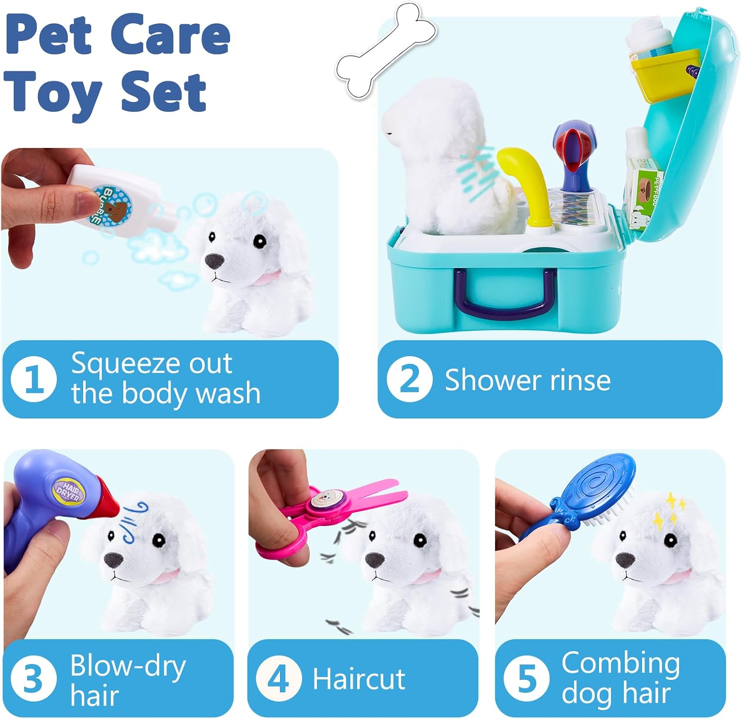 Detalle de HERSITY Vet Toy Role Play Kit for Kids