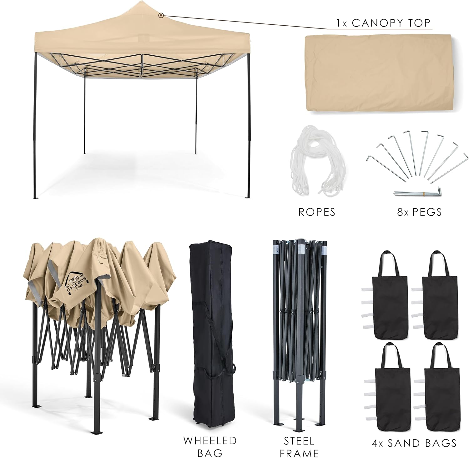 Thumbnail 3 de All Seasons Gazebos 3x4.5 Gazebo