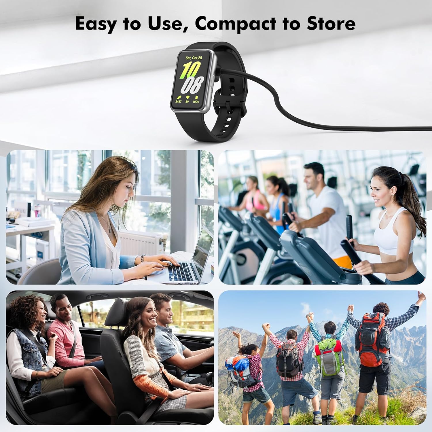 Thumbnail 6 de MoKo 2 Pack Charger for Galaxy Fit 3