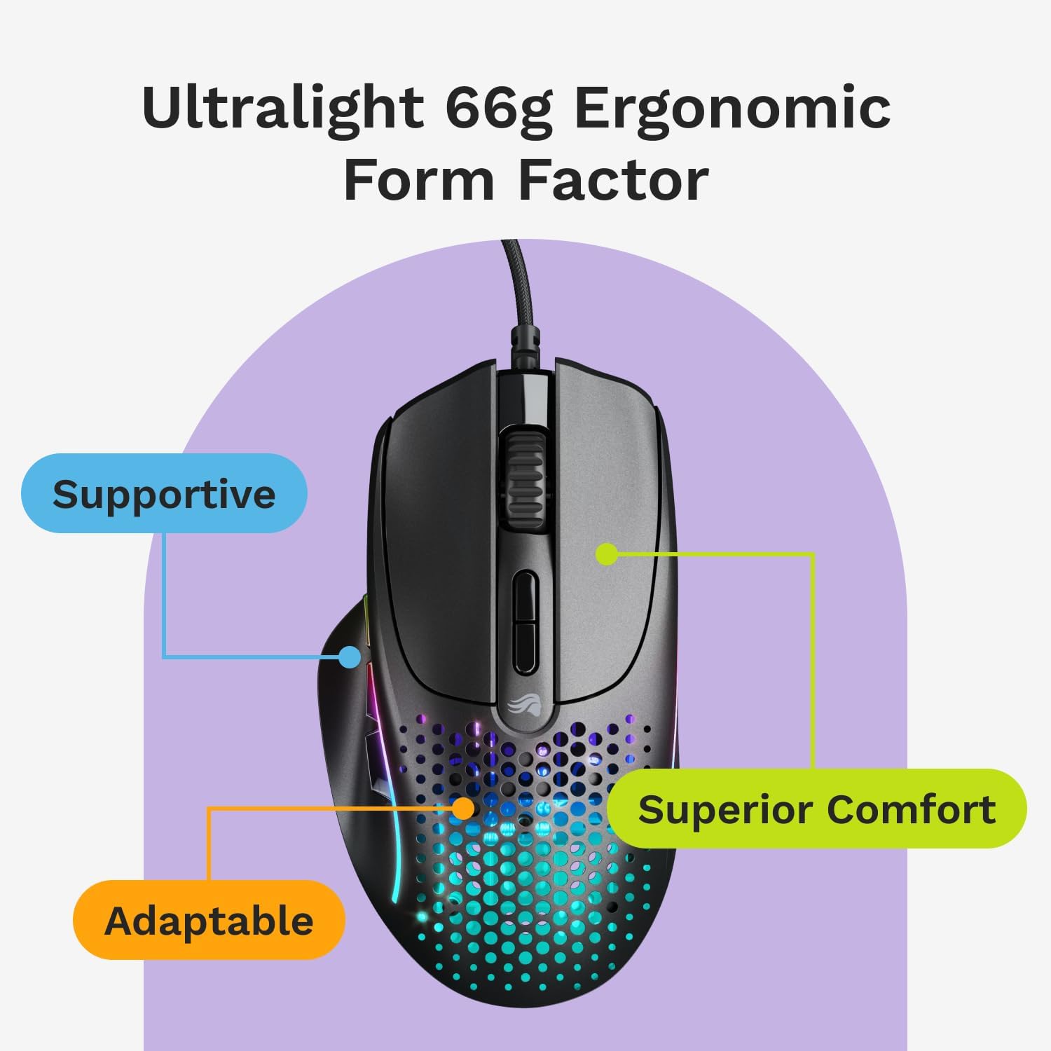 Thumbnail 2 de Glorious Model I 2 Wired Mouse 66 g