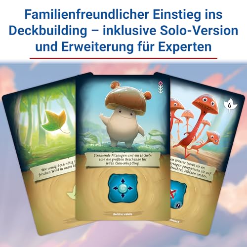 Detalle de Ravensburger 27489 Mycelia – Deckbuilding-Spiel für Familien (1–4 Spieler, ab 9 Jahren)