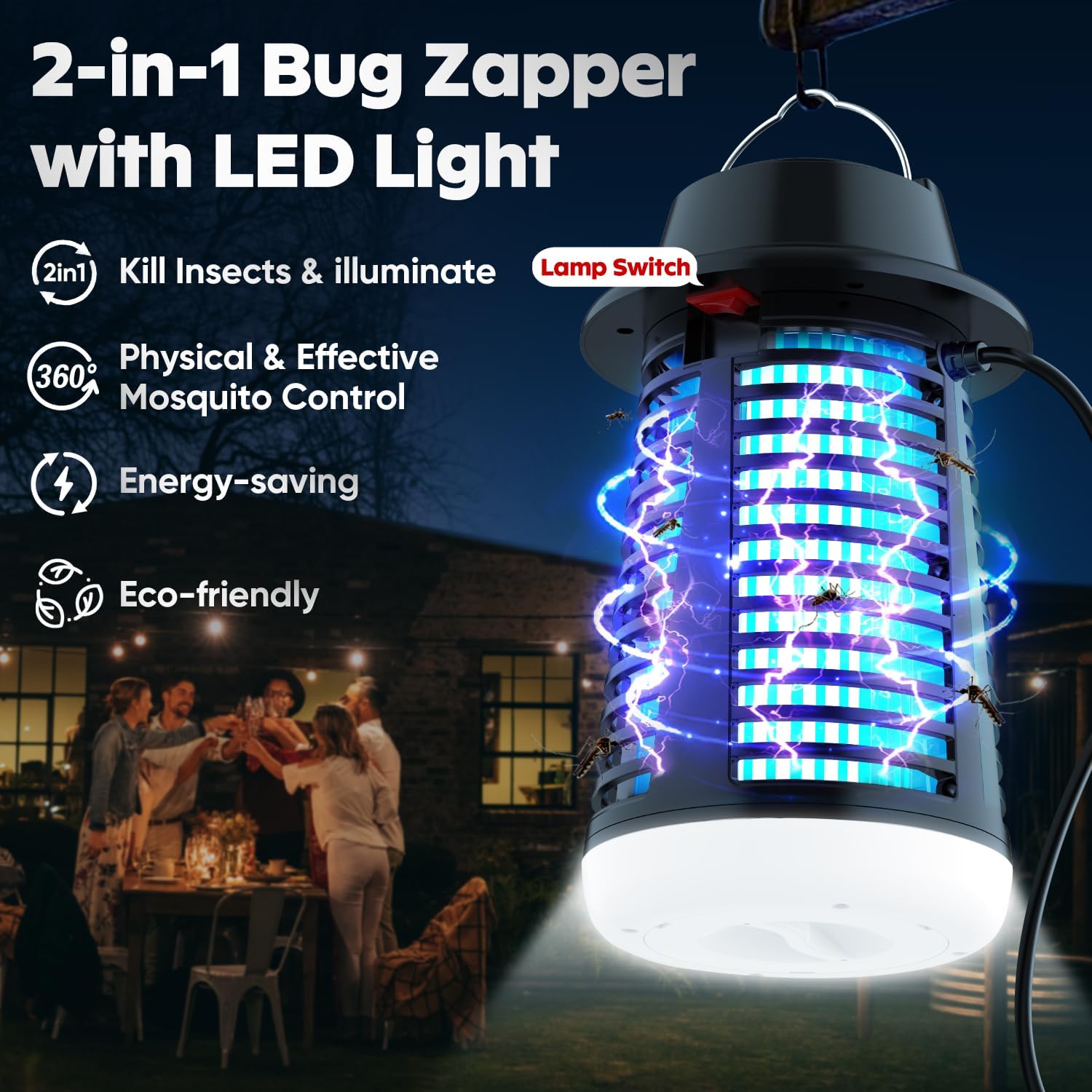 Detalle 2 de Bug Zapper Outdoor Indoor 4200V