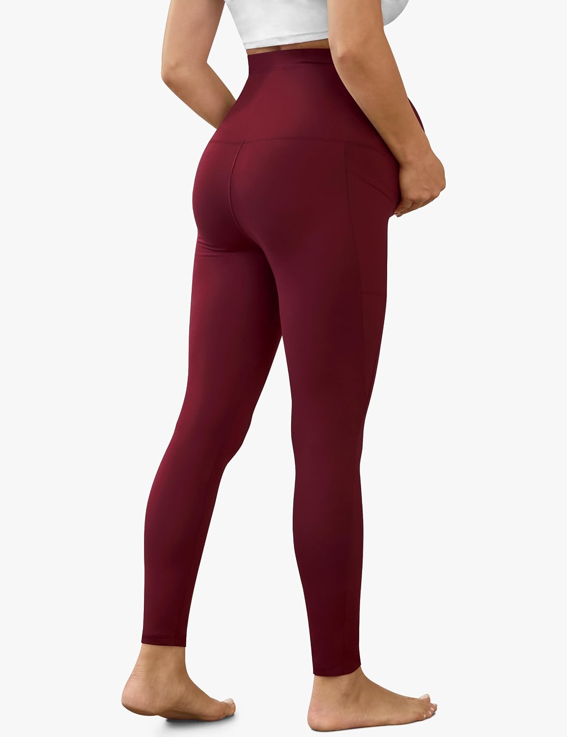 Detalle 2 de VALANDY Creamlush Maternity Leggings Over Bump with Pockets
