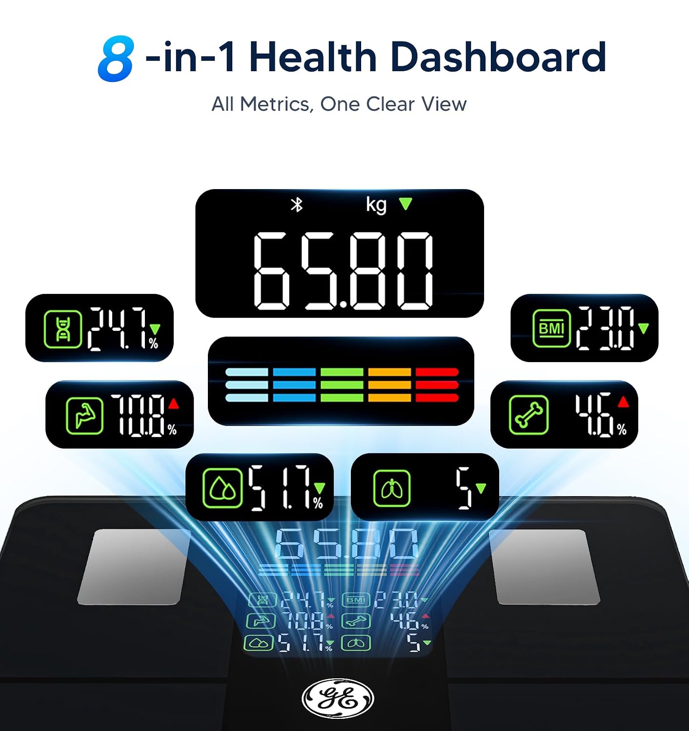 Detalle 2 de GE Weight Scale Smart for Body 180kg