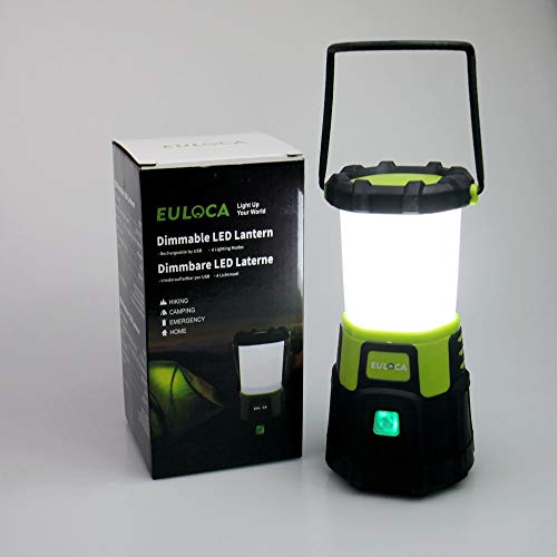 Detalle 2 de EULOCA Lanterne LED rechargeable dimmable pour camping 🏕