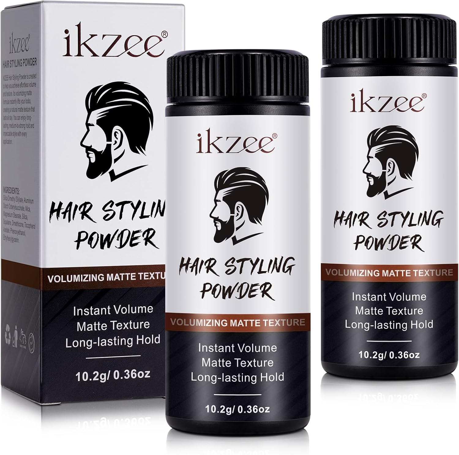 Detalle de Hair Styling Powder – Texturizing Powder volumizzante opaca (2 Pack)