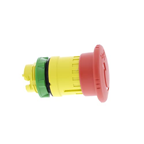 Detalle de Schneider Electric Harmony XB5 – Tête bouton arrêt d’urgence Ø40, pousser tournant rouge (ZB5AS844)