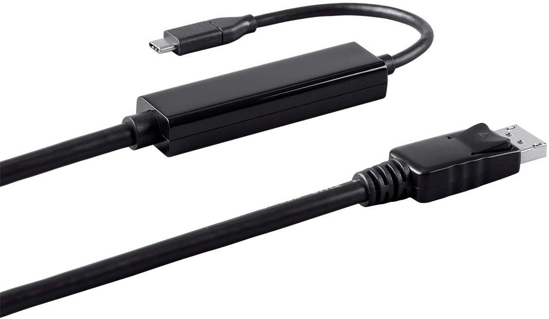 Detalle 2 de Monoprice USB 3.1 Type-C to DisplayPort Cable (Active) — 10 ft, Black