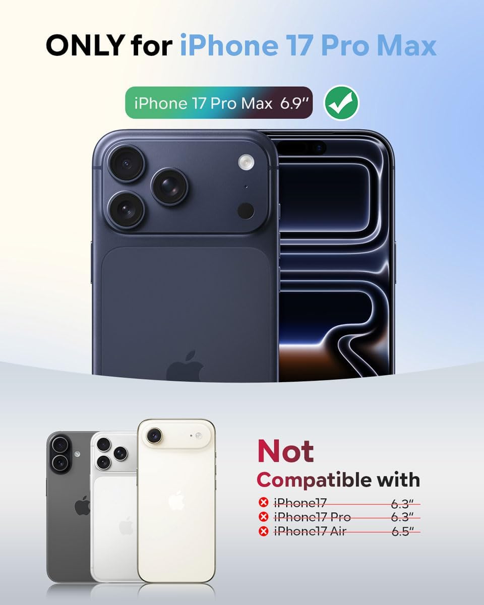 Thumbnail 1 de OCASE Hülle für iPhone 17 Pro Max 5G – Lederhülle mit Kartenfach, Magnet, RFID-Blocker und Standfunktion (Argyle-Rot)