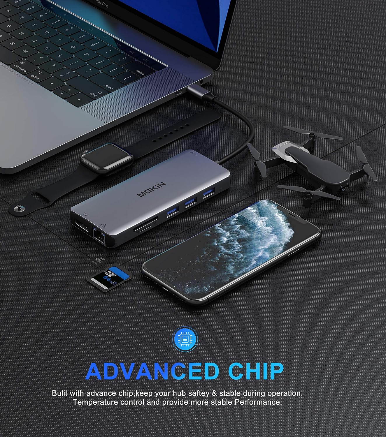 Thumbnail 6 de MOKiN USB C Docking Station Dual Monitor