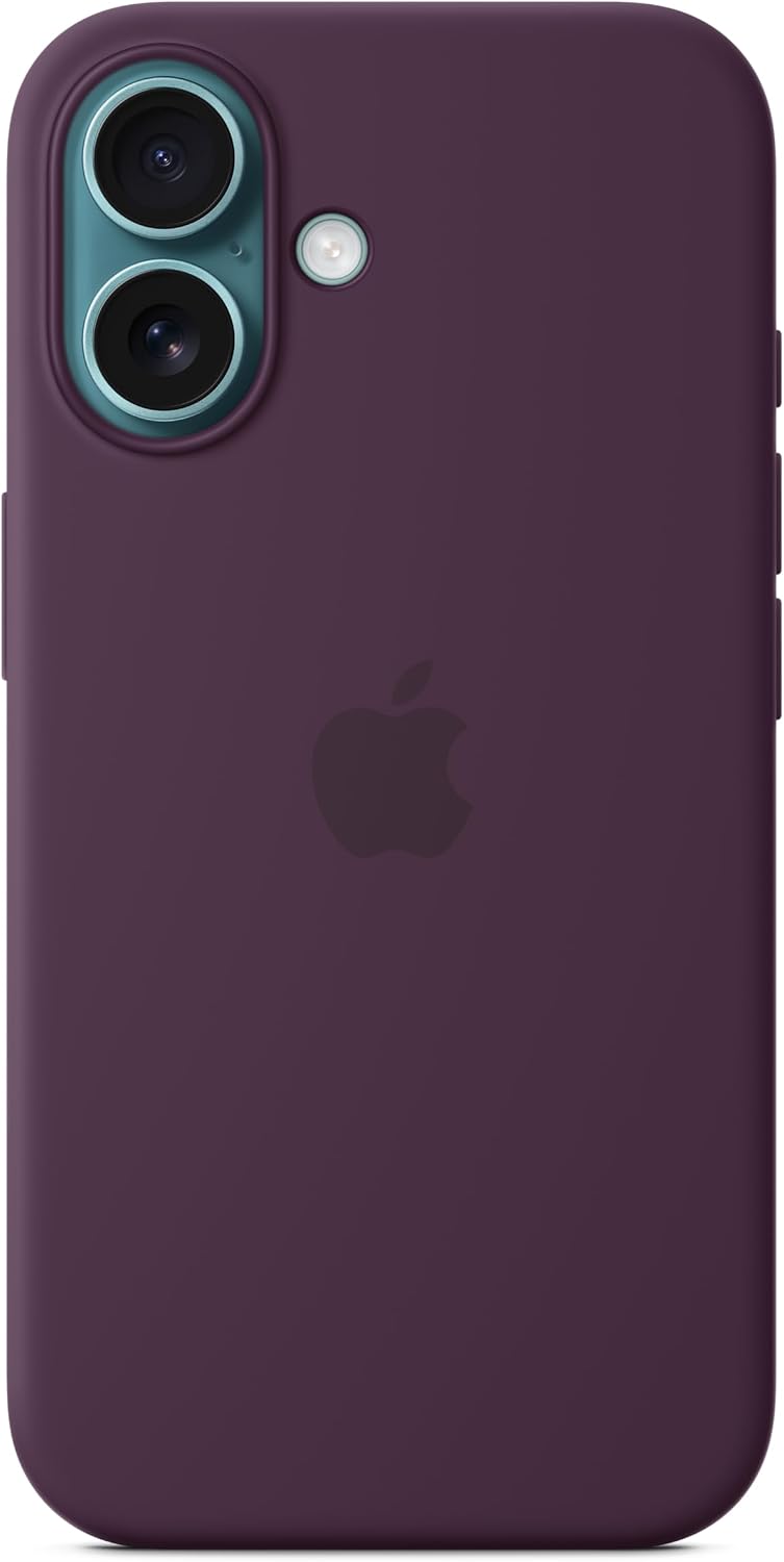 Thumbnail 1 de Apple MYY43ZM/A iPhone 16 Silicone Case with MagSafe and Camera Control, Plum
