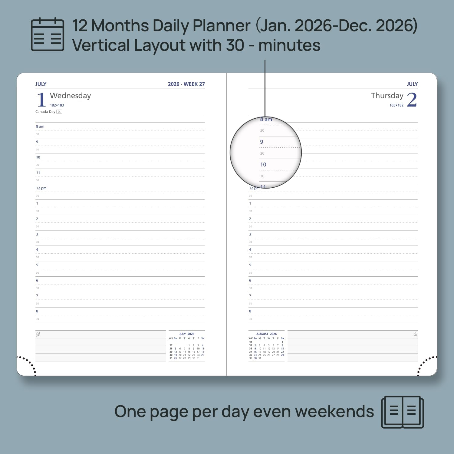 Detalle 2 de POPRUN Daily Planner A5