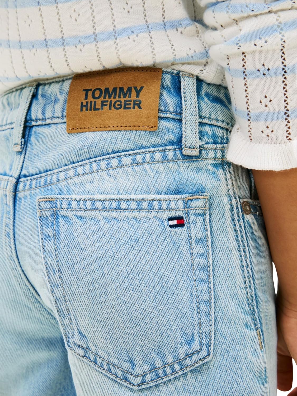 Thumbnail 3 de Tommy Hilfiger Flare Light Blue Kg0kg09115 – Jeans Wide Leg per Bambine e Ragazze