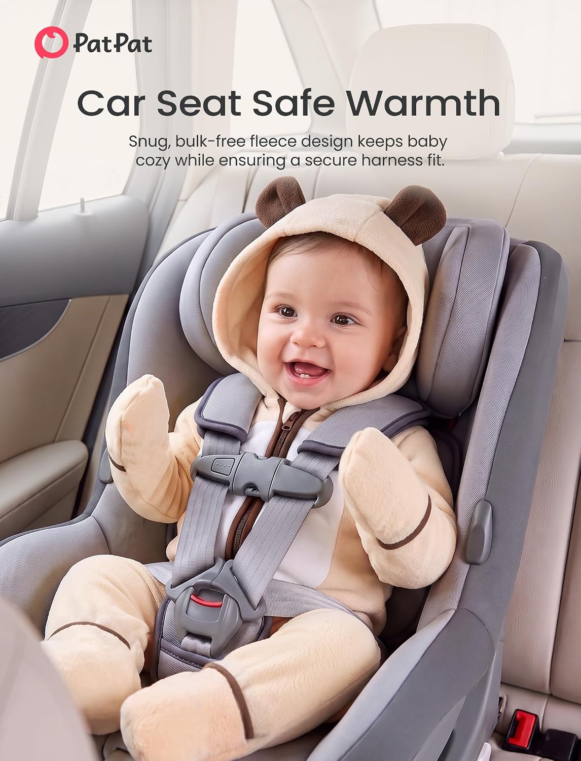 Detalle 1 de PATPAT Baby Fleece Footie